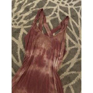 Purple and White Tie Dye American Eagle Strappy Mini Dress